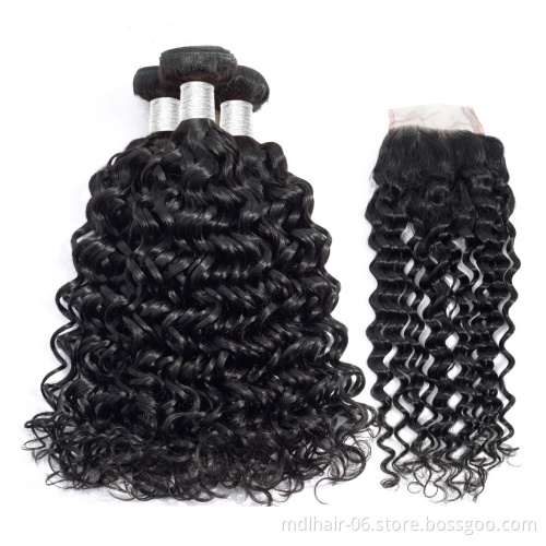 10A Grade Brazilian Human Hair Bundles 100% Mink Brazilian Virgin Human Hair Bundles Raw Virgin Hair Wig Closure